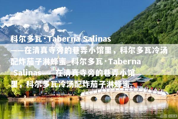 科尔多瓦·Taberna Salinas——在清真寺旁的巷弄小馆里，科尔多瓦冷汤配炸茄子淋蜂蜜_科尔多瓦·Taberna Salinas——在清真寺旁的巷弄小馆里，科尔多瓦冷汤配炸茄子淋蜂蜜